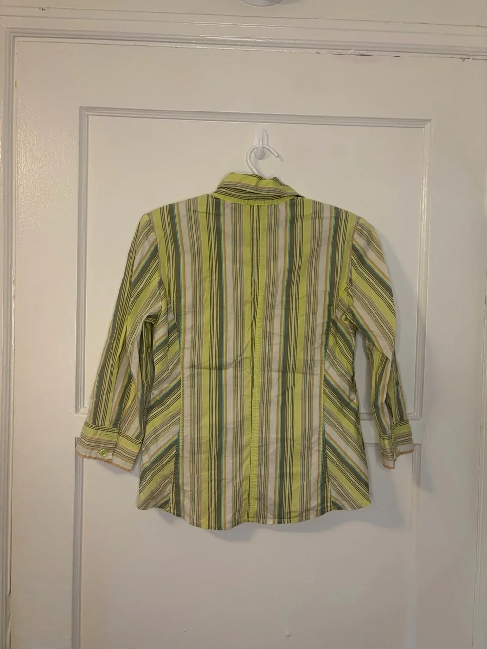 Old Navy Vintage Striped Button Up Shirt - Picture 3 of 4